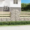 Image de vidaXL Panier de gabions arqué en fer galvanisé