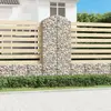 Image de Panier de gabions arqué 100x50x220/240 cm