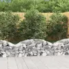 Image de vidaXL Panier de gabions arqué - 150x30x40/60 cm - Fer galvanisé