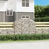 Image de vidaXL Panier de gabions arqué 150x30x120/140 cm Fer galvanisé