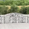 Image de vidaXL Panier de gabions arqué 400x30x80/100 cm