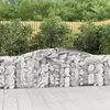 Image de vidaXL Panier de gabions arqué 400x30x100/120 cm
