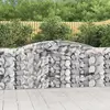 Image de vidaXL Panier Gabion Arqué
