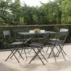Image de vidaXL Chaises de bistrot pliantes - Lot de 6 Noir