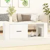 Image de vidaXL Table basse Blanc 100x50,5x35 cm Bois d'ingénierie