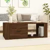 Image de VidaXL Table basse chêne marron 100x50,5x35