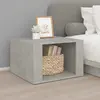 Image de vidaXL Table de chevet - Gris béton