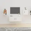 Image de vidaXL Meubles TV muraux Blanc 40 cm