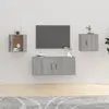 Image de vidaXL Meubles TV Muraux - Sonoma Gris