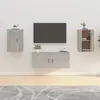 Image de VIDAXL Meubles TV muraux - Gris béton