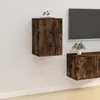 Image de vidaXL Meuble TV Mural Chêne