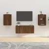 Image de vidaXL Meubles TV Muraux - Chêne Marron