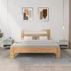Image de vidaXL Tables Chevet 2 pcs - Gris béton