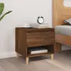 Image de vidaXL Table de chevet Chêne marron
