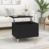 Image de vidaXL Table Basse Noir 60x44,5x45 cm
