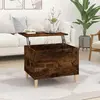 Image de vidaXL Table basse Chêne fumé