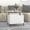 Image de vidaXL Table Basse Blanc 60 cm