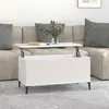 Image de vidaXL Table basse blanc