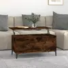 Image de vidaXL Table Basse Chêne Fumé