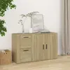 Image de vidaXL Buffet - Chêne sonoma 100x33x59,5 cm