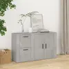 Image de vidaXL Buffet gris béton - Bois