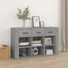Image de vidaXL Buffet Sonoma gris 100x30x59,5 cm