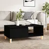 Image de VidaXL Table Basse Noire