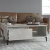 Image de vidaXL Table basse Gris béton