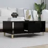 Image de VidaXL Table Basse Noir 90x50x36.5