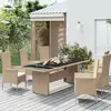 Image de VidaXL Table de jardin - Beige