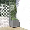 Image de vidaXL Jardinière avec treillis