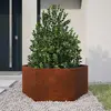 Image de vidaXL Jardinière - Rouillé 90x90x45 cm Acier corten
