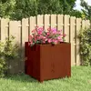 Image de vidaXL Jardinière avec pieds - Acier corten