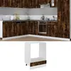 Image de vidaXL Armoire à Four Chêne Fumé