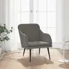 Image de vidaXL Fauteuil - Gris foncé