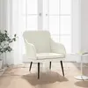 Image de vidaXL Fauteuil Velours Crème