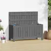 Image de vidaXL Coffre de rangement 108 x 42,5 cm - Gris