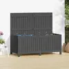 Image de vidaXL Boîte de rangement - Gris