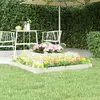 Image de vidaXL Jardinière Blanc 110x110x27 cm - Bois