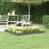 Image de vidaXL Jardinière bois 110x110x27 cm - Gris