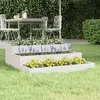 Image de vidaXL Jardinière Blanc 78x78x27 cm Bois massif de pin