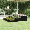 Image de vidaXL Jardinière En Bois - Noir