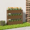 Image de vidaXL Jardinière Marron Miel 112x25x104,5 cm Pin Massif