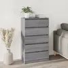 Image de Vidaxl Commode 60 cm - Sonoma gris