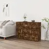Image de VIDAXL Buffet Chêne Fumé 91x29.5x65 cm