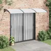 Image de vidaXL Auvent de porte PC 300x100 cm - Noir