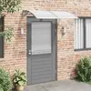 Image de vidaXL Auvent de porte - Gris 150x75 cm