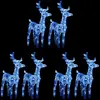 Image de vidaXL Rennes de Noël 6 pcs 240 LED