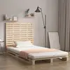 Image de vidaXL Tête de lit murale 106x3x91,5 cm Bois massif de pin