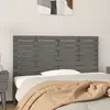 Image de vidaXL Tête de lit murale 126 cm - Gris
